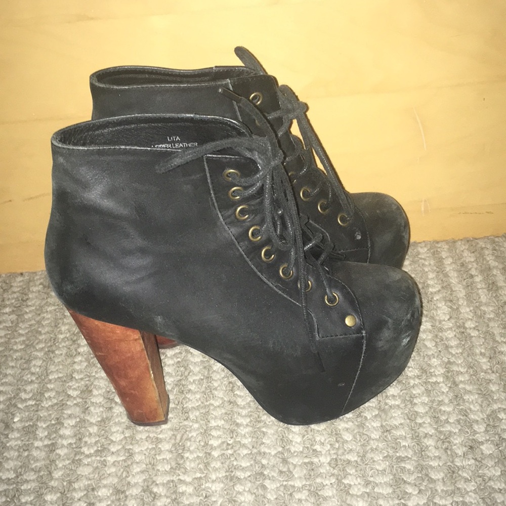 Jeffery Campbell black Litas